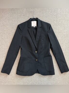 NEW Aritzia Sunday Best Charcoal Gray Tailored Women's Blazer - size 0